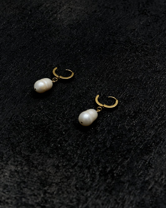 History + Industry Seed Earrings, Gold