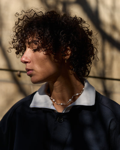 History + Industry Squiggle Pearl Necklace