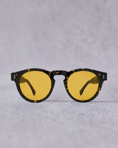 Illesteva Leonard Sunglasses, Flame/Honey