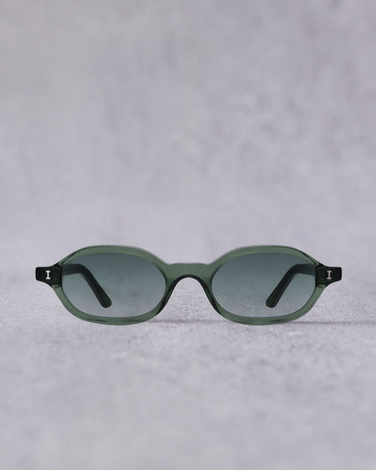 Illesteva Munich Sunglasses, Pine/Grey