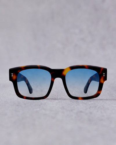 Illesteva Vito Sunglasses, Havana/Blue