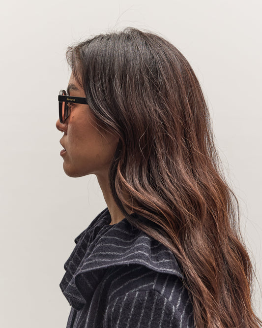 Illesteva Bogota E Sunglasses, Black/Guava