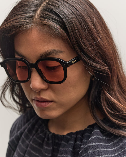 Illesteva Bogota E Sunglasses, Black/Guava