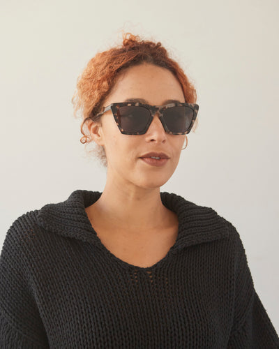 Illesteva Lisbon Sunglasses, White Tortoise