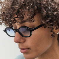 Illesteva Munich Sunglasses, Black/Blue