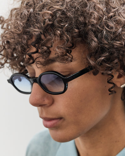 Illesteva Munich Sunglasses, Black/Blue