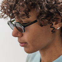 Illesteva Munich Sunglasses, Pine/Grey