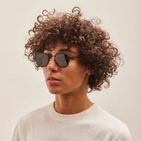 Illesteva Prince Tate Sunglasses, Matte Black