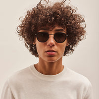 Illesteva Prince Tate Sunglasses, Matte Black