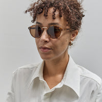 Illesteva Village Sunglasses, Pecan/Gold