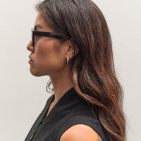 Illesteva Wilson Sunglasses, Black/Honey