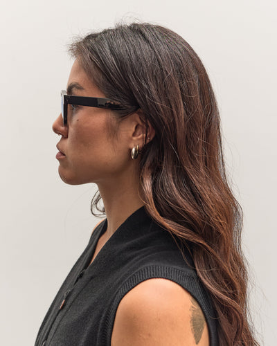 Illesteva Wilson Sunglasses, Black/Honey