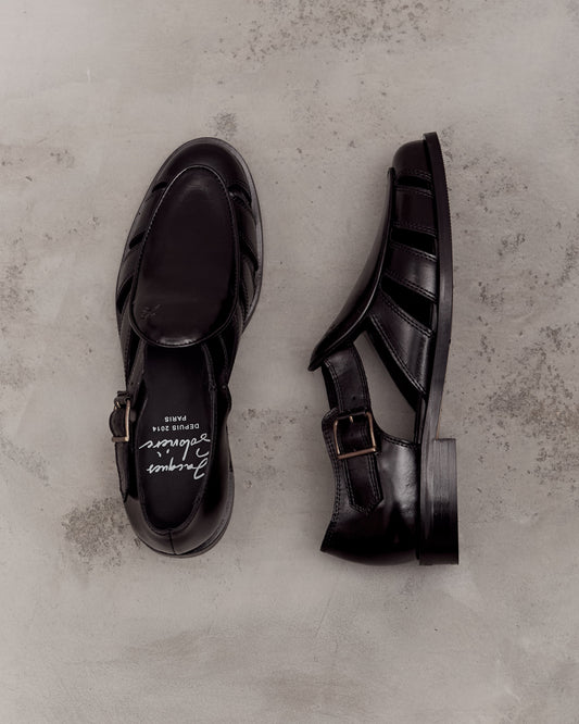 Jacques Soloviere Franck Sandal, Black