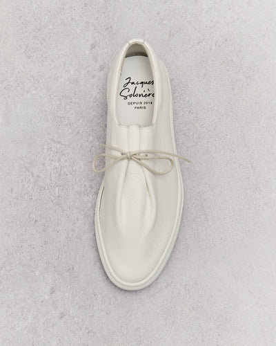 Jacques Soloviere Jim Shoes, Grained White