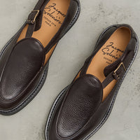 Jacques Soloviere Jo Shoes, Grained Ebano