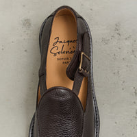 Jacques Soloviere Jo Shoes, Grained Ebano