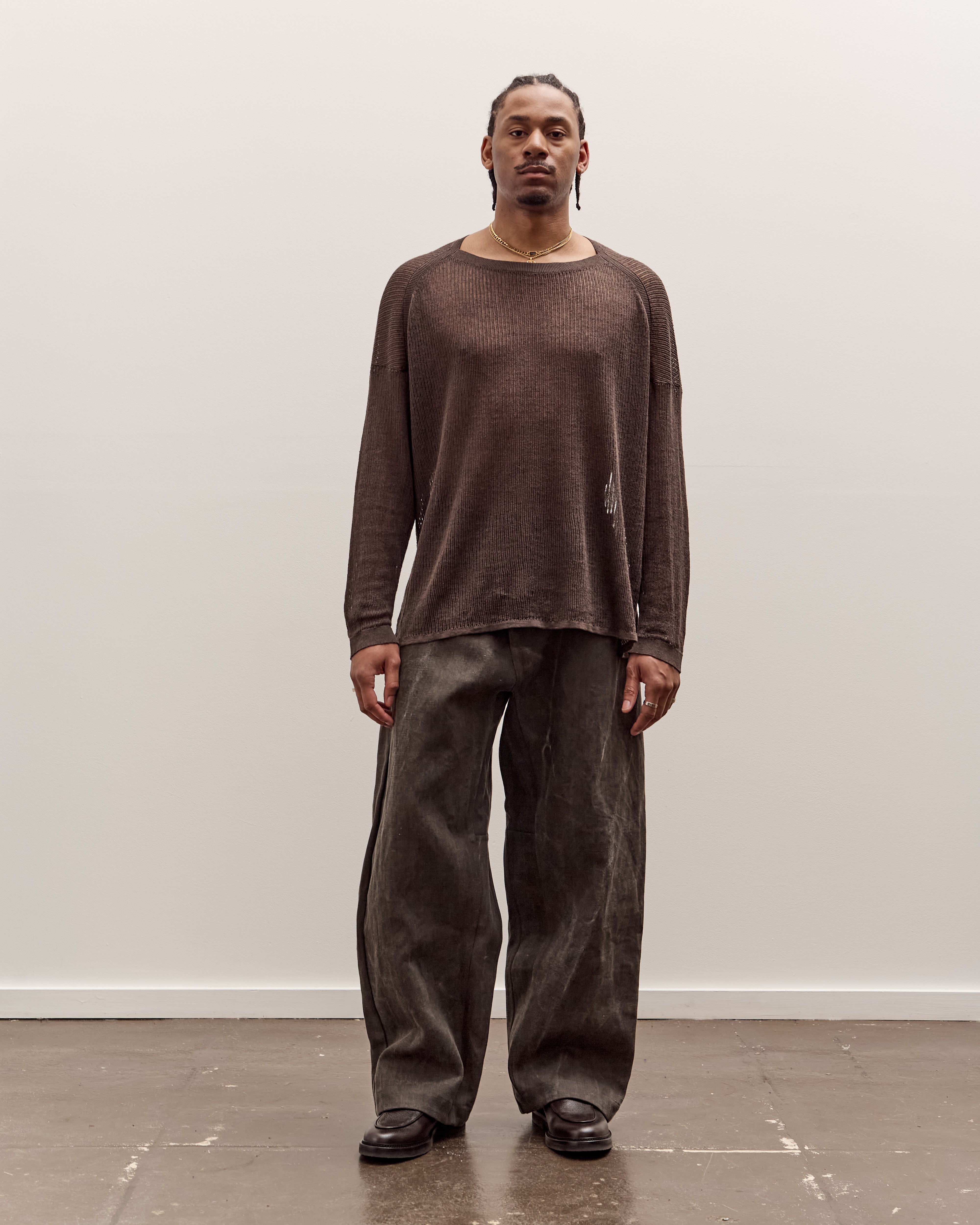 Jan-Jan Van Essche Trousers #90, Sumi Kakishibu – Glasswing