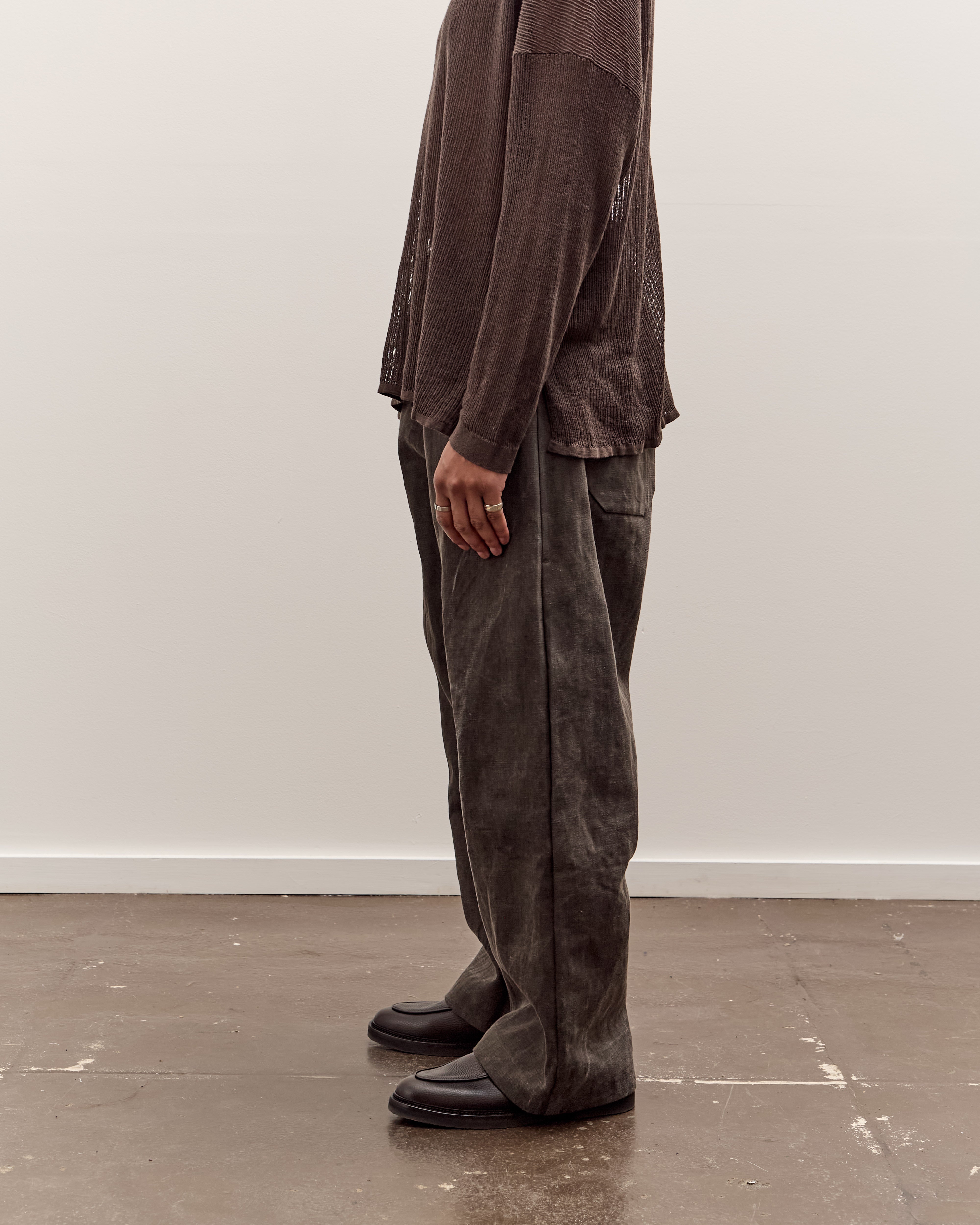 Jan-Jan Van Essche Trousers #90, Sumi Kakishibu – Glasswing