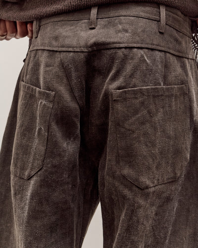 Jan-Jan Van Essche Trousers #90, Sumi Kakishibu