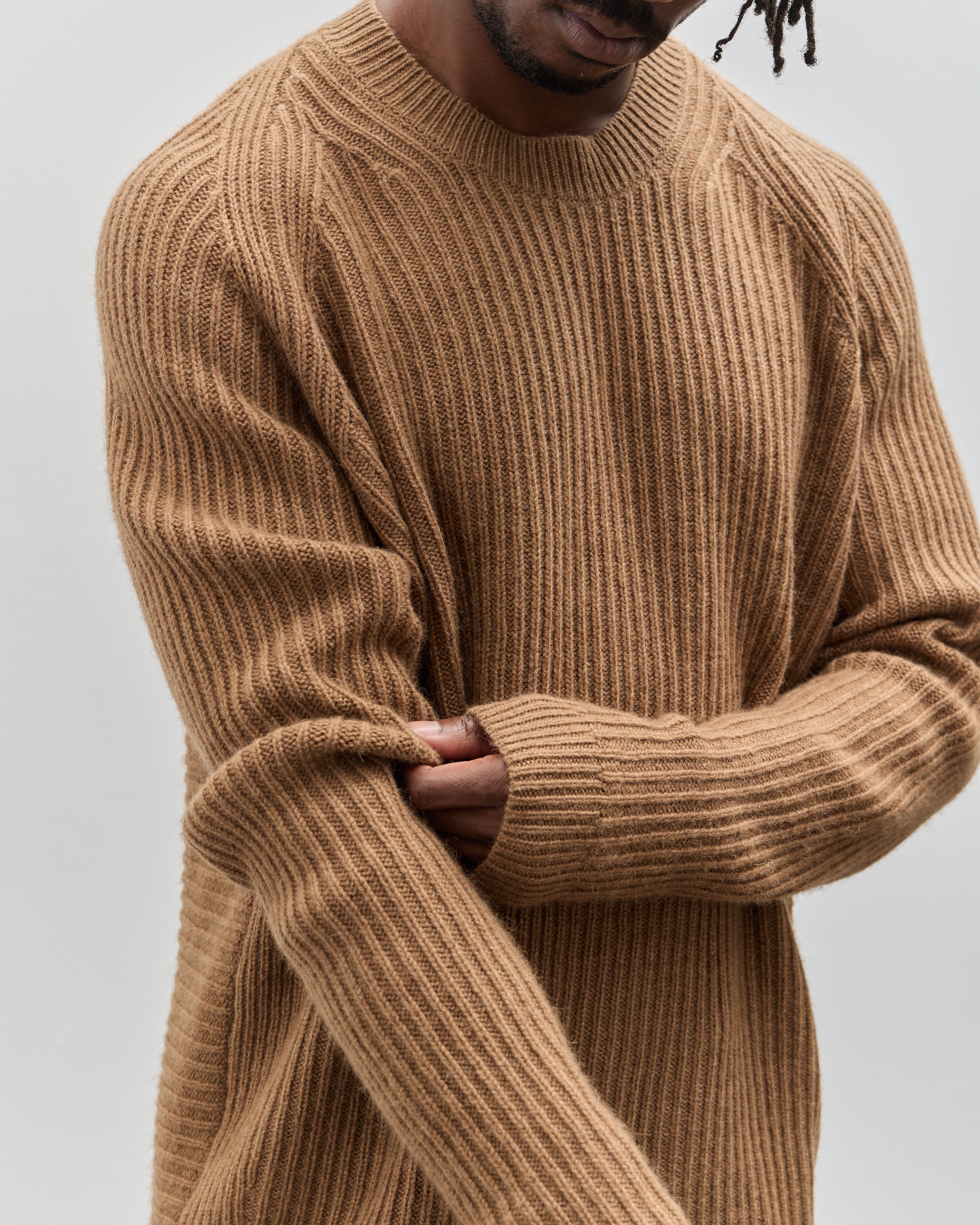 Jan-Jan Van Essche Unisex Knit #42, Natural Camel – Glasswing
