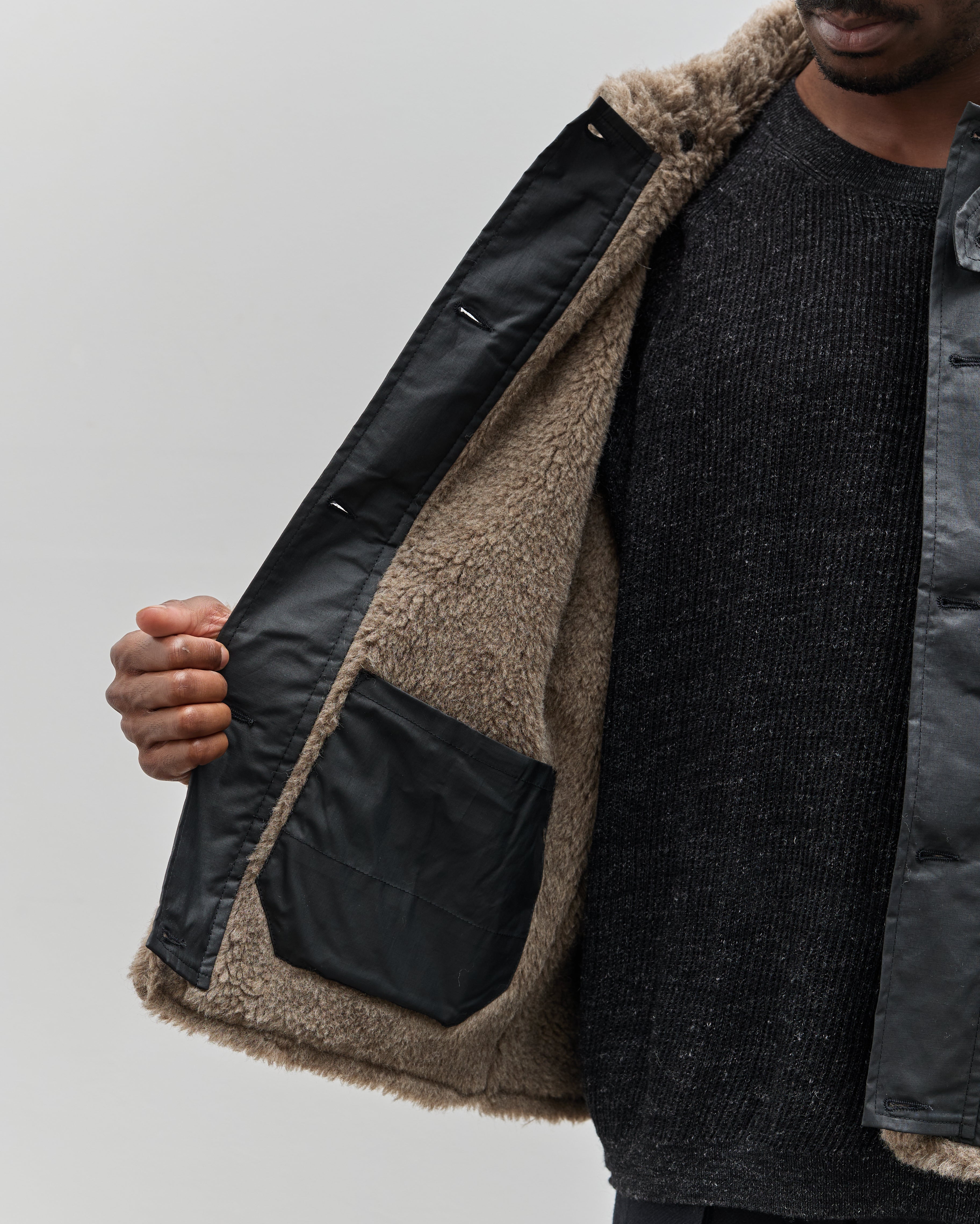Jan-Jan Van Essche Unisex Jacket #57, Natural / Grey – Glasswing