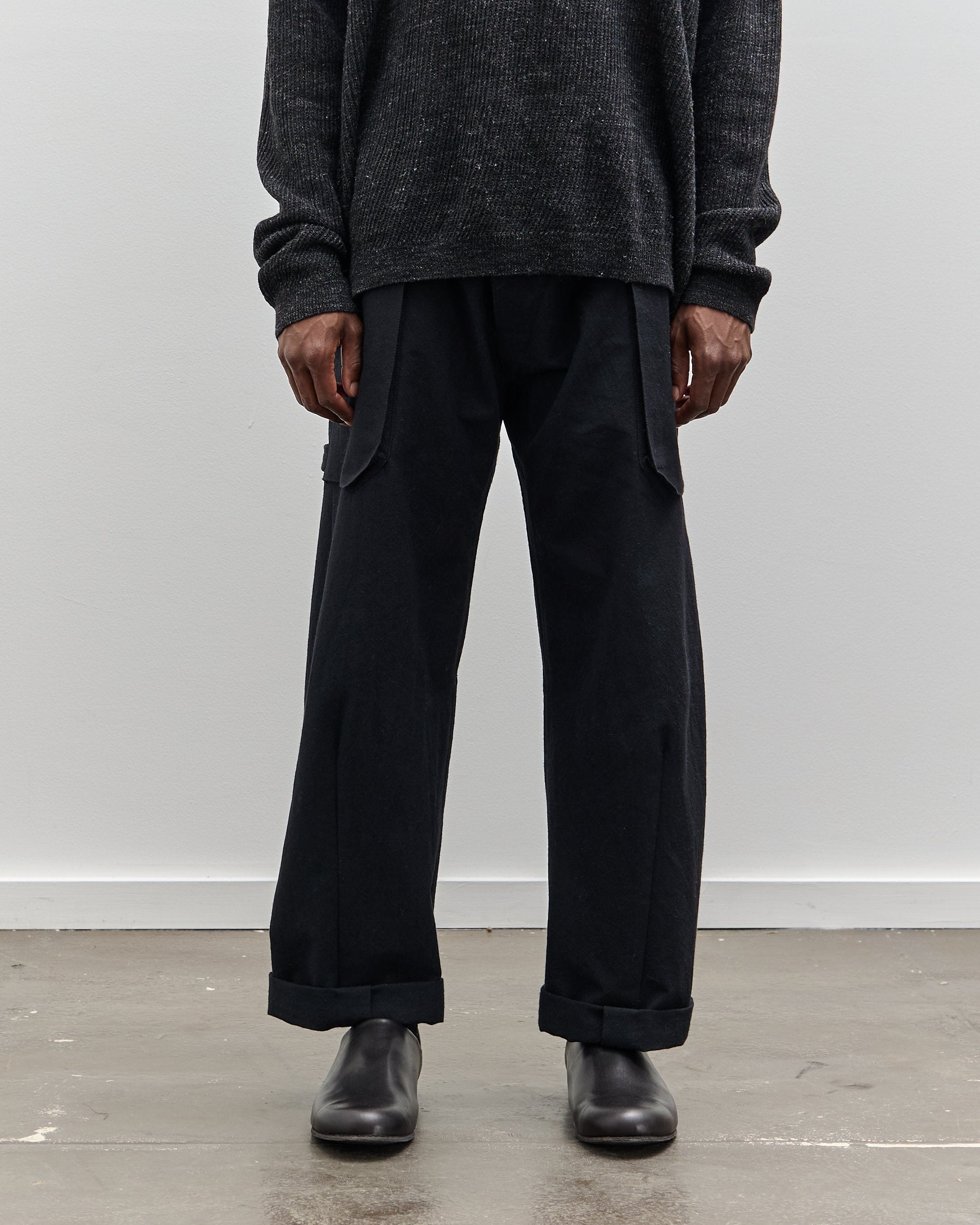Jan-Jan Van Essche Unisex Trouser #82, Black – Glasswing