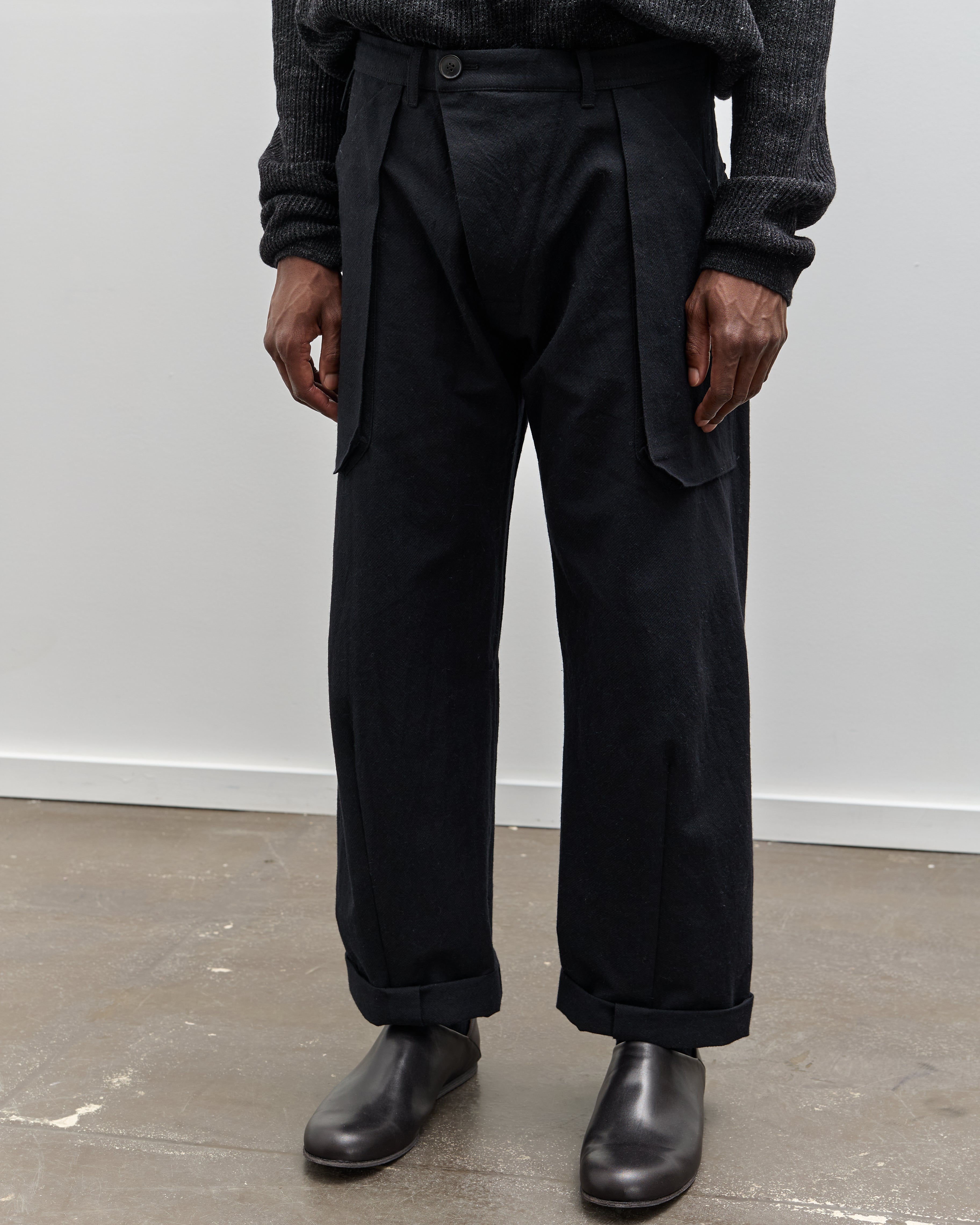 Jan-Jan Van Essche Unisex Trouser #82, Black – Glasswing
