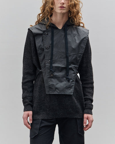 Jan-Jan Van Essche Hoodpiece 1, Off Black