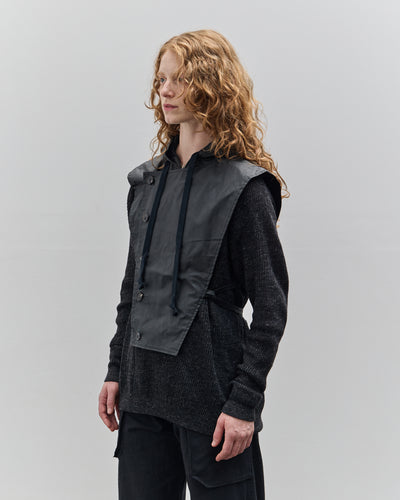 Jan-Jan Van Essche Hoodpiece 1, Off Black