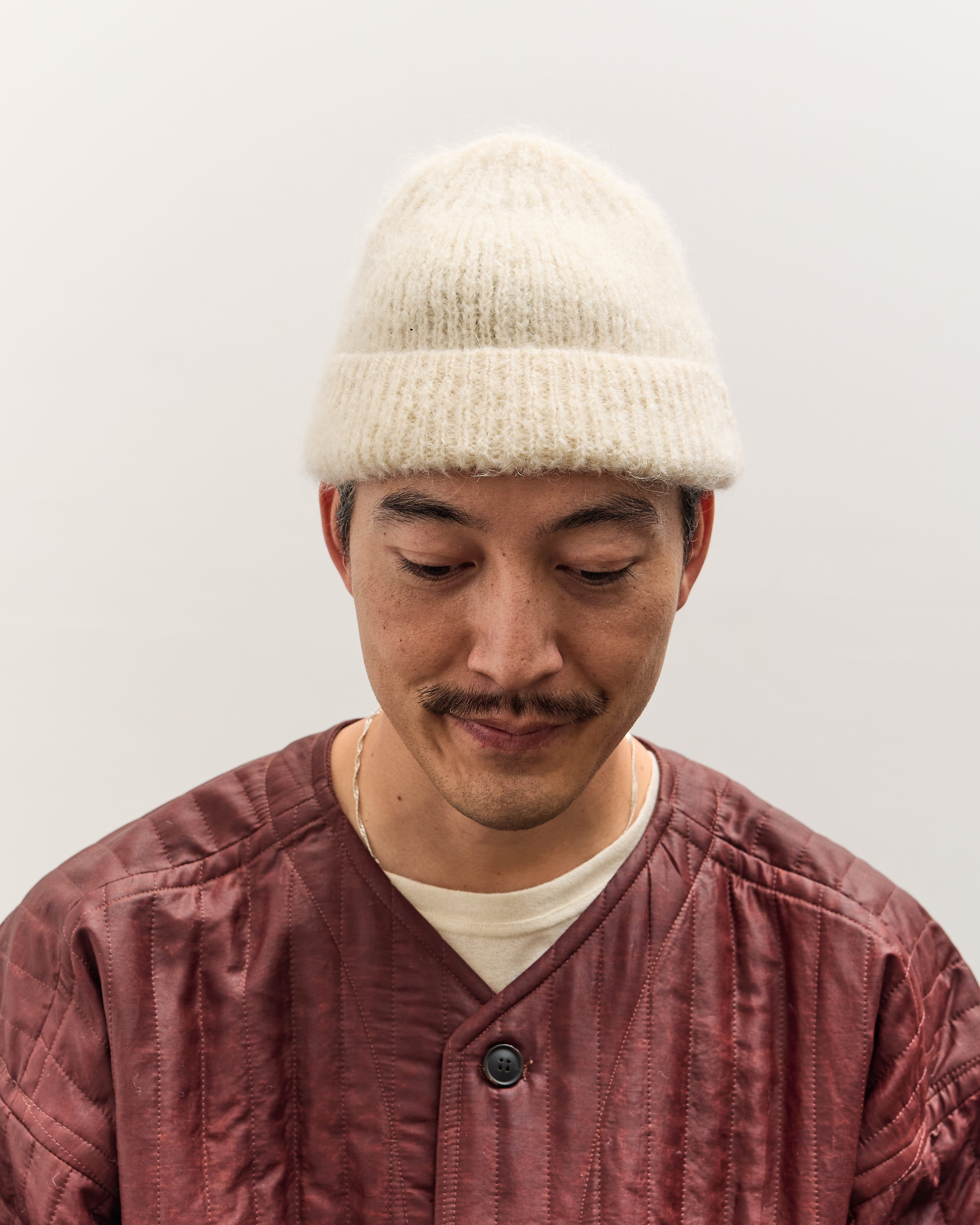 Jan-Jan Van Essche Beanie #5, Natural – Glasswing
