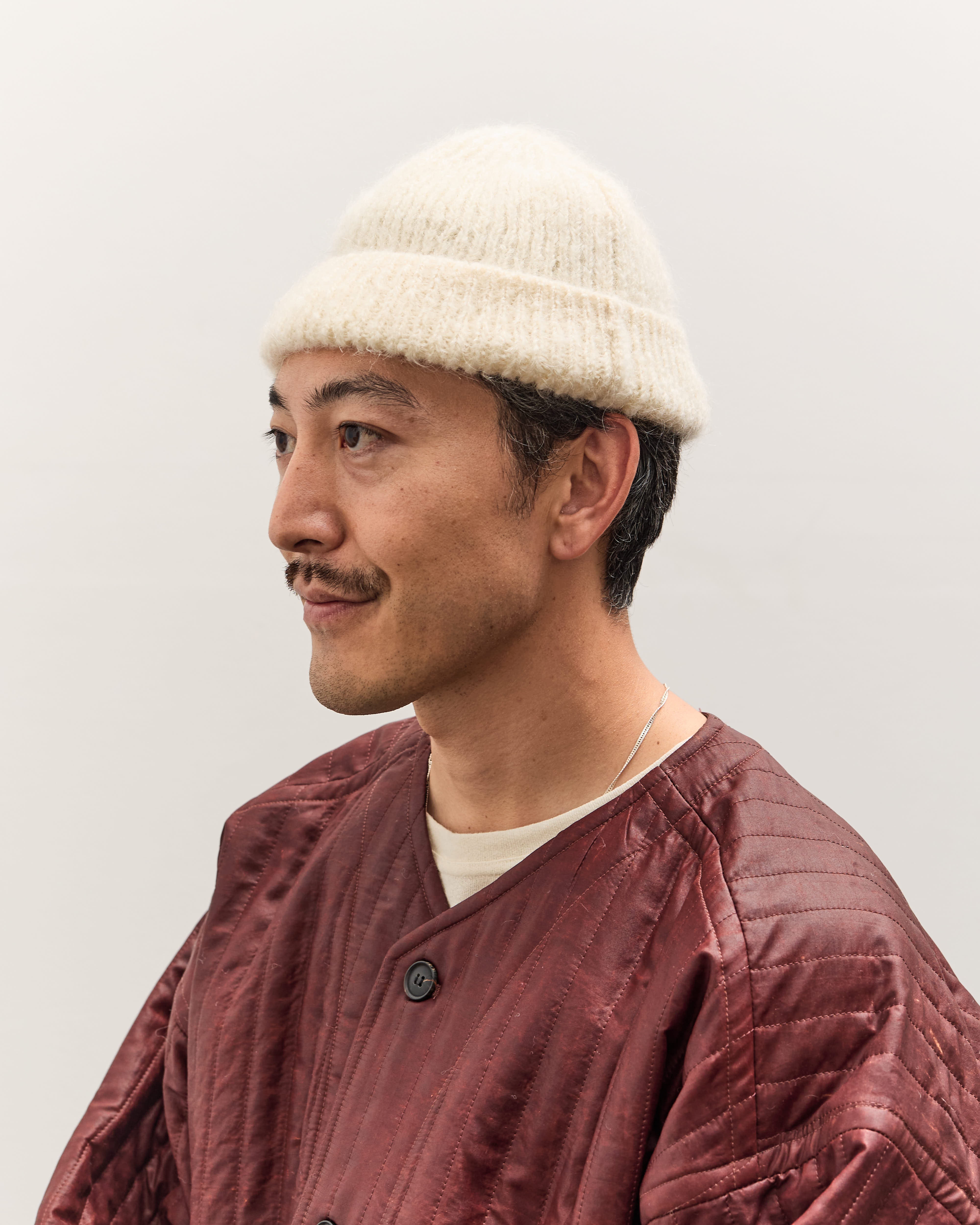 Jan-Jan Van Essche Beanie #5, Natural – Glasswing