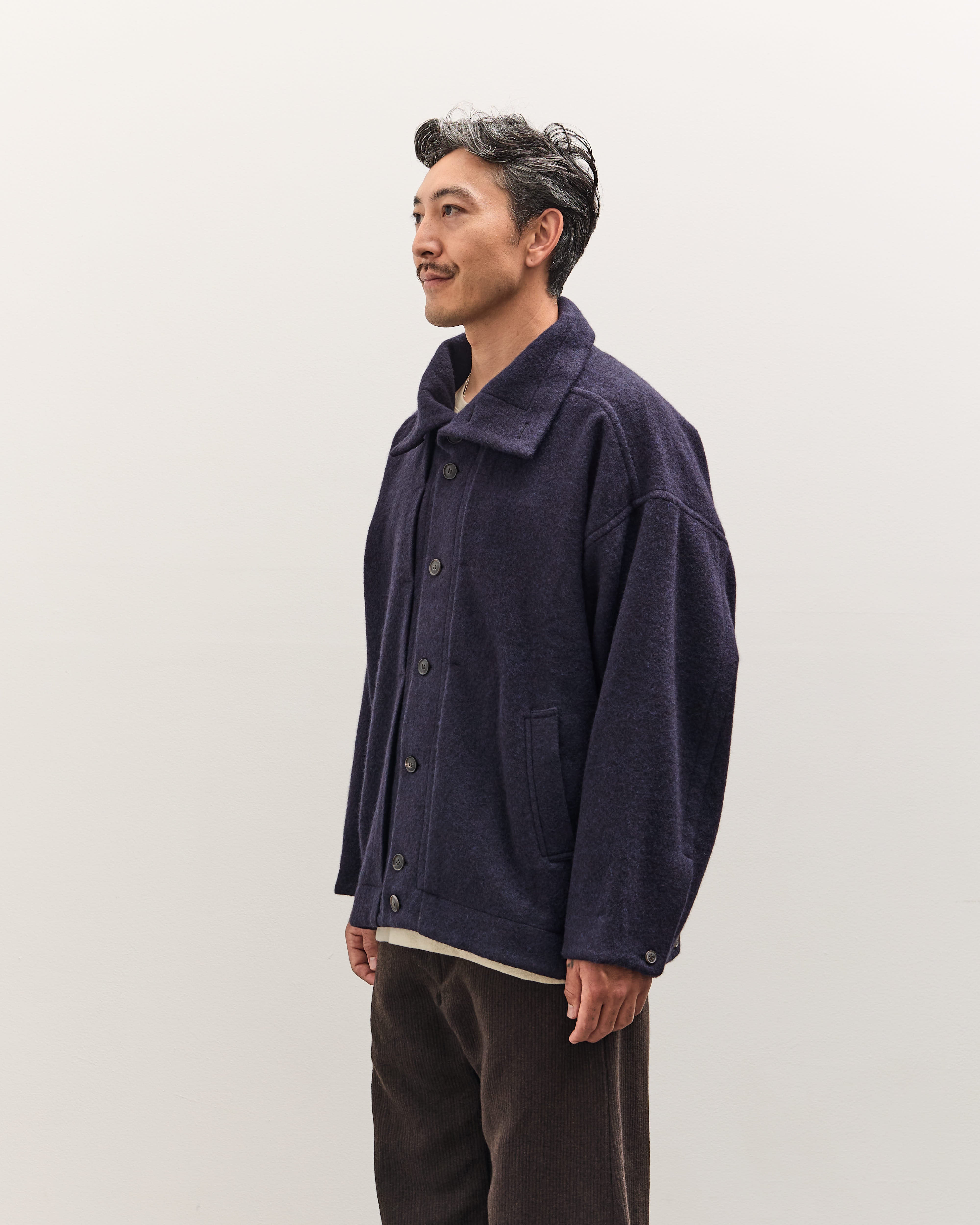 JAN JAN VAN ESSCHE 19SS ブルゾン JAN JAN VAN ESSCHE 2023-24AW Collection JACKET#54 Bold Stripe Wool