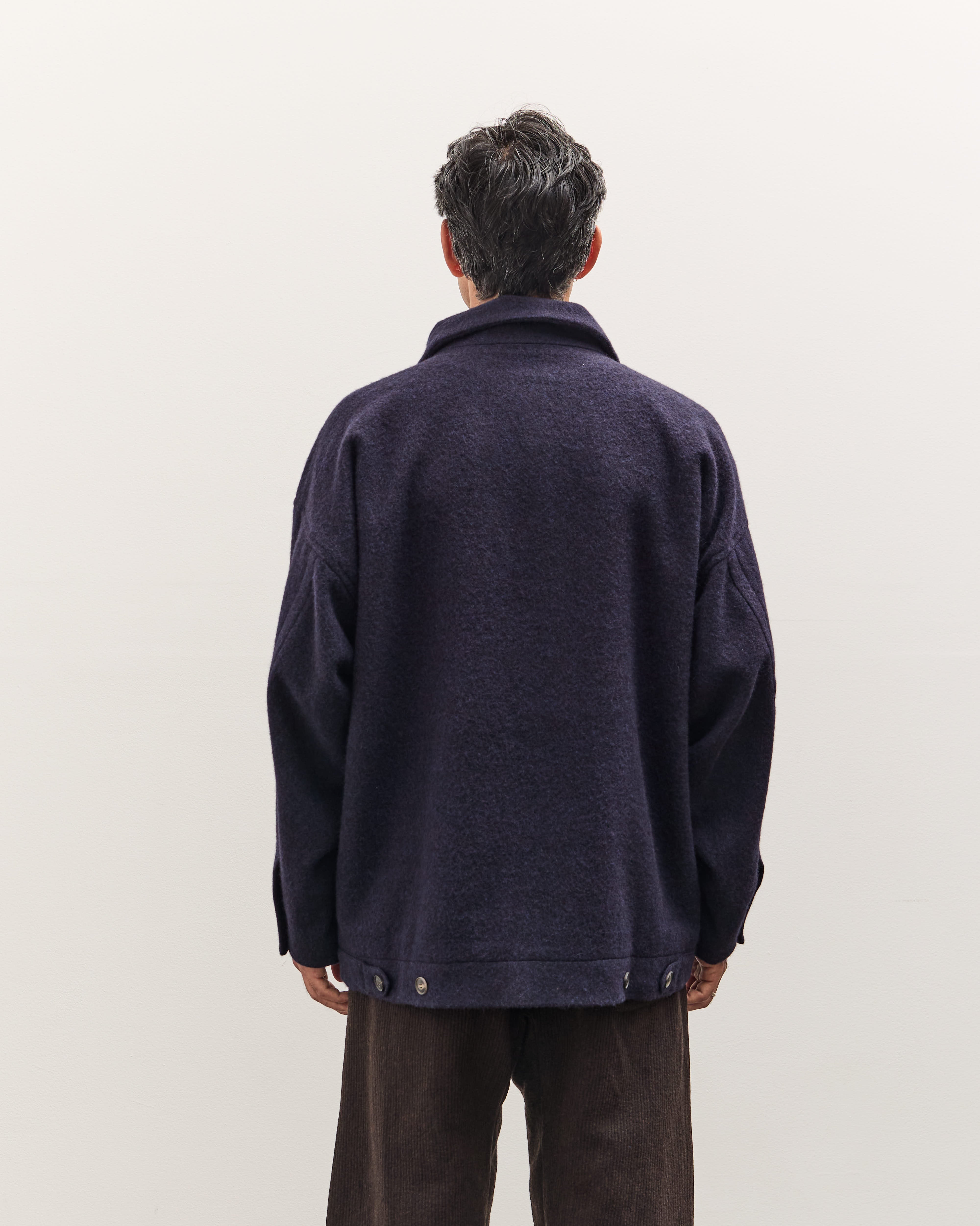 JAN-JAN VAN ESSCHE シャツジャケット Jan-Jan Van Essche Jacket #61, Midnight – Glasswing