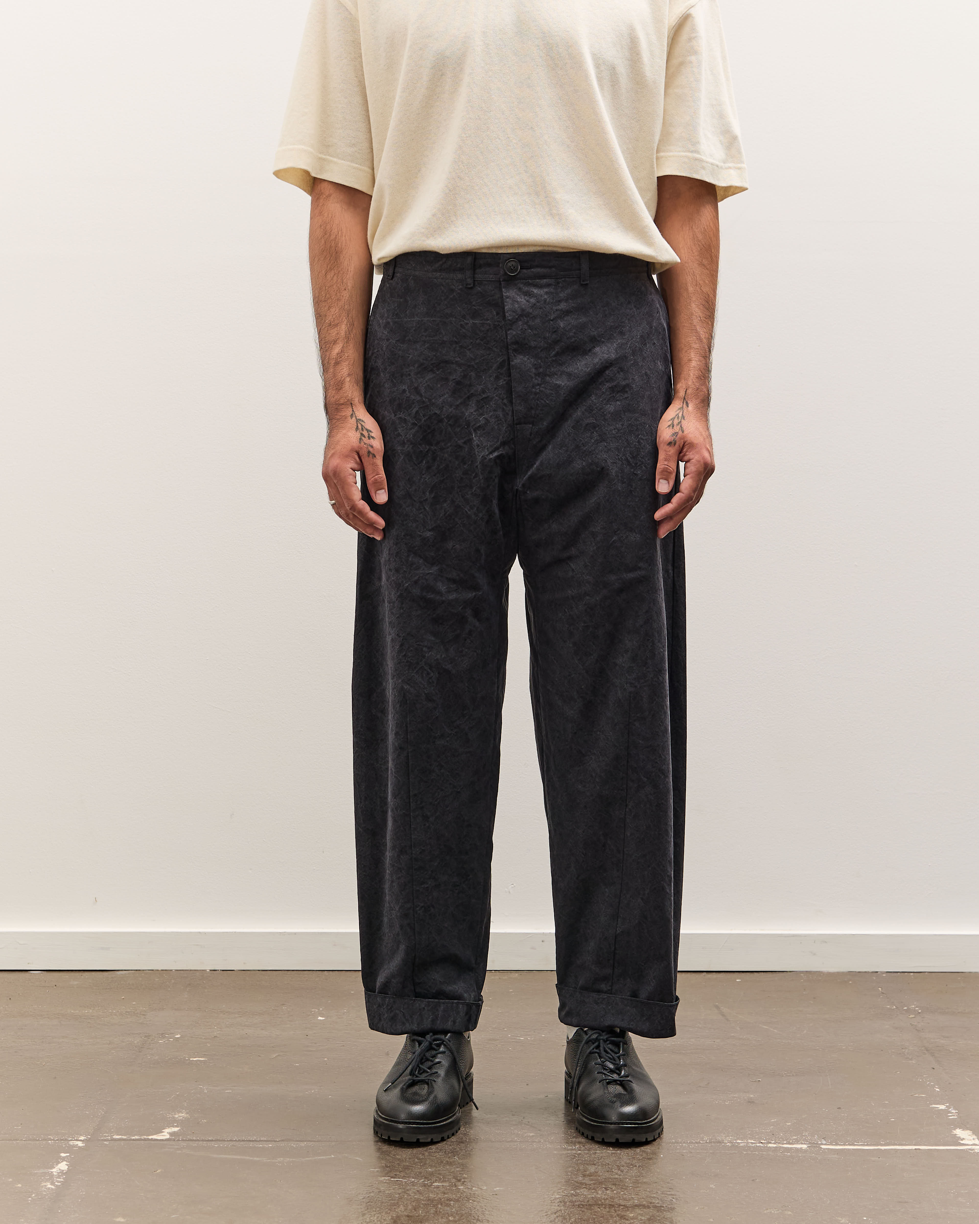 Jan-Jan Van Essche Trouser #72, Black – Glasswing