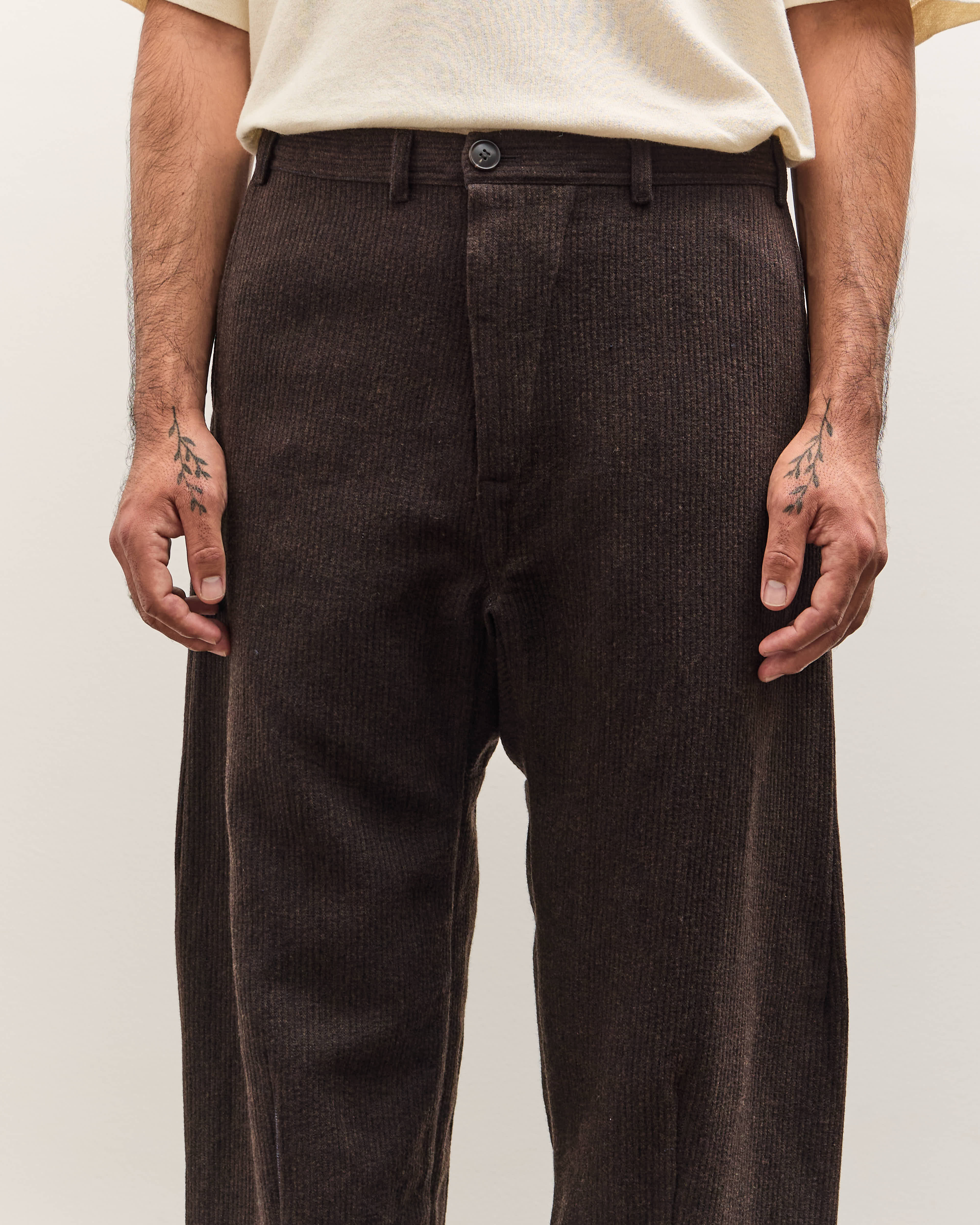 Jan-Jan Van Essche Trouser #72, Eggplant / Indigo – Glasswing