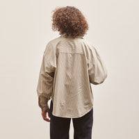 Jesse Kamm Alberta Shirt, Faded Black Stripe