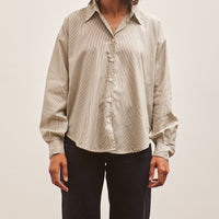 Jesse Kamm Alberta Shirt, Faded Black Stripe
