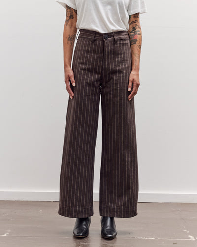 Sailor Pants, Graphite Italian Stripe