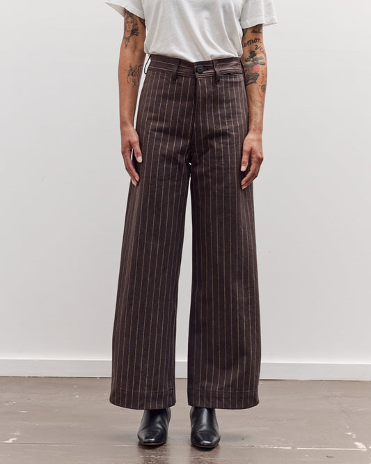 Sailor Pants, Graphite Italian Stripe