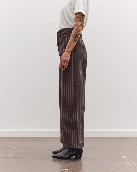 Sailor Pants, Graphite Italian Stripe