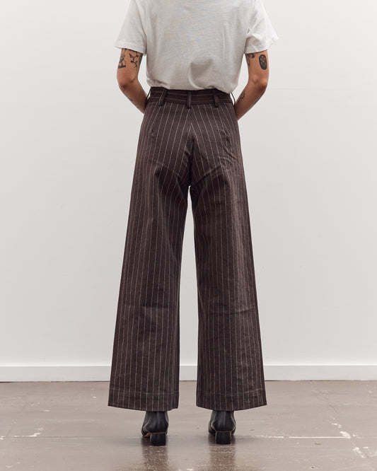 Sailor Pants, Graphite Italian Stripe