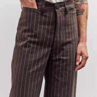 Sailor Pants, Graphite Italian Stripe