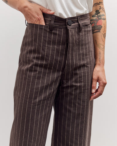 Sailor Pants, Graphite Italian Stripe