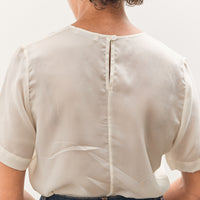 Jesse Kamm The Steinem T-Shirt, Ivory