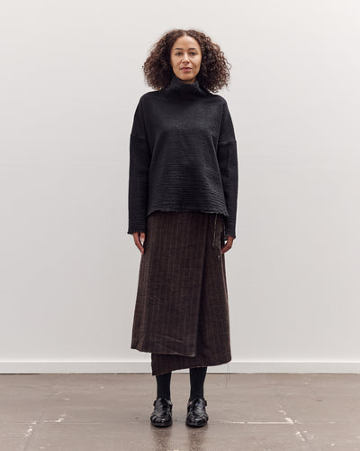 Lotura Top, Textured Ebony