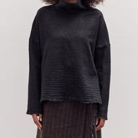 Lotura Top, Textured Ebony