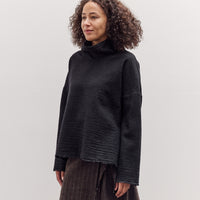 Lotura Top, Textured Ebony