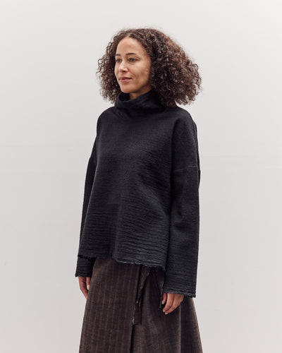 Lotura Top, Textured Ebony
