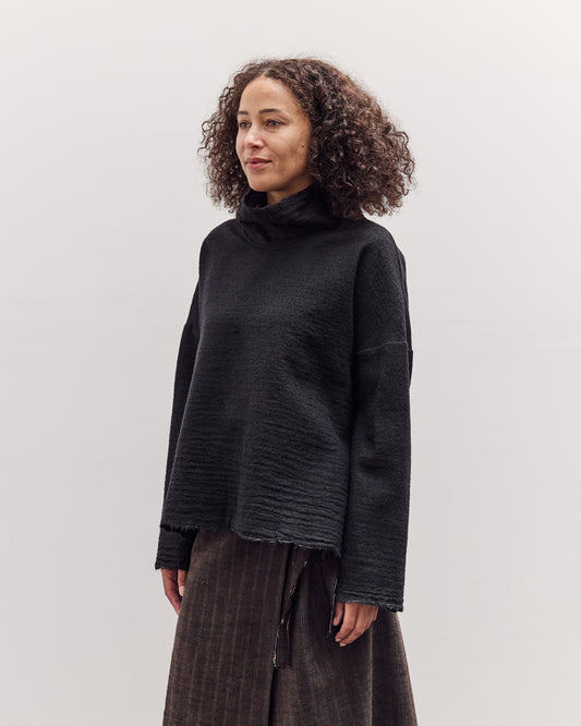 Lotura Top, Textured Ebony