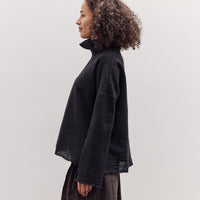 Lotura Top, Textured Ebony